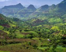 The area is also known for the abundance of perforated basalt which serves as an important drainage basin.